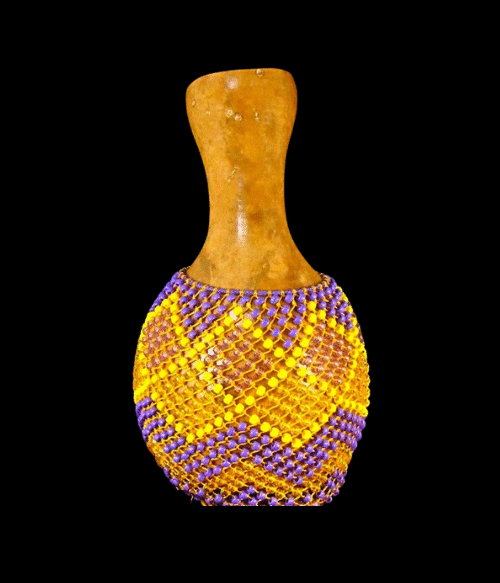 Purple & Gold Shekere