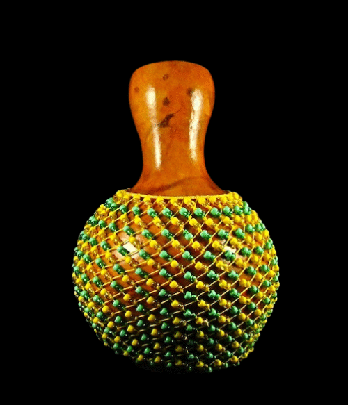 Green and Gold Shekere
